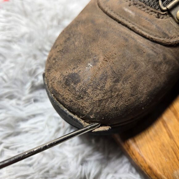 Mens Timberland  Mt. Maddsen Mens Size 9 Wide Leather Lace Up Ankle Work Boots - Picture 5 of 12